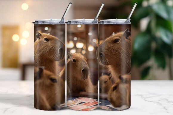 Capybara Poker Night Tumbler Wrap: A Practical Asset for Creators and Designers