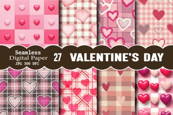 Crafting a Distinctive Valentine's Day Aesthetic with Seamless Graphics