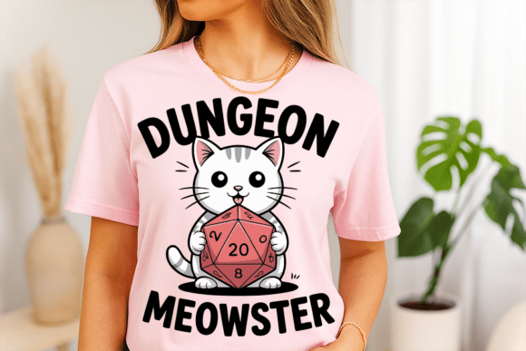 Cute Cat with RPG Dice: Choosing and Using This Versatile Vector Design