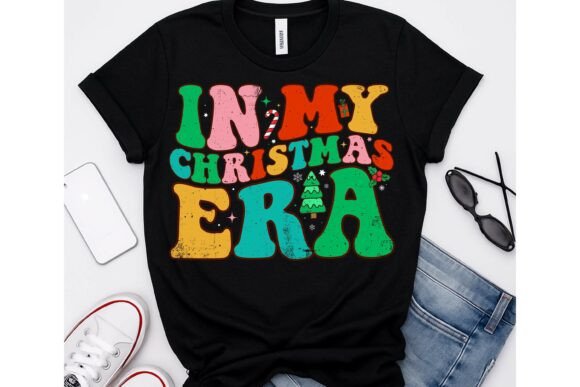 Elevate Your Holiday Collection with the In My Christmas Era Tshirt PNG