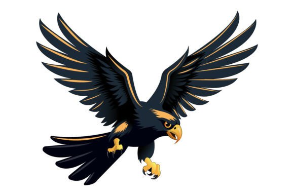 Evaluating the Flying Hawk Mascot Vector Design for Your Project