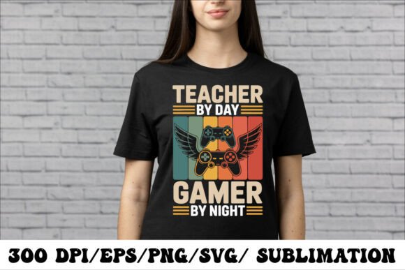 Funny Teacher and Gamer Gift: The Perfect Dual-Passion Design