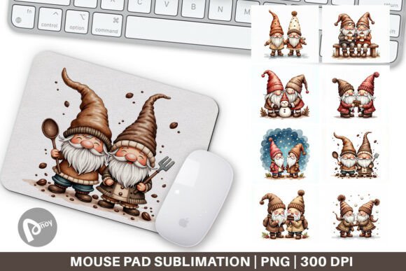 Gnome Winter Delights Mouse Pad: An Evaluation for Your Workspace