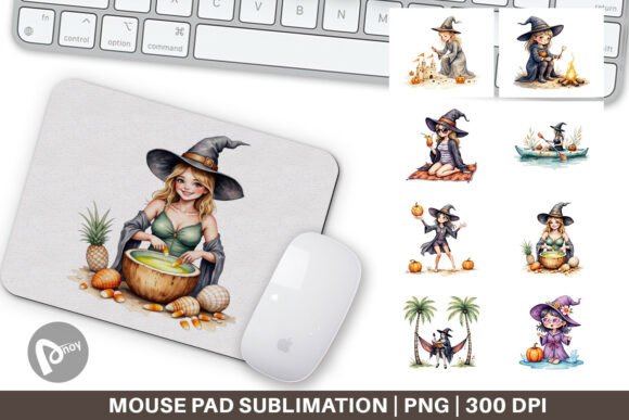 How a Sublimation Mouse Pad Like Cute Summerwitch Vibes Can Transform Your Daily Workflow