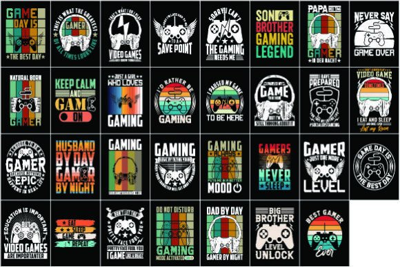 How the Best Video Game Tshirt Design 30 Stands Out in a Crowded Market