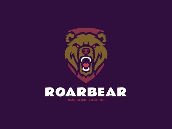 Mascot Head Bear Logo Design: Building a Fierce Brand Identity for Esports, Gaming, and Sports Apparel