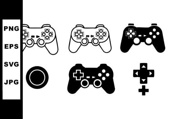 Modern Game Controller Icons for Branding