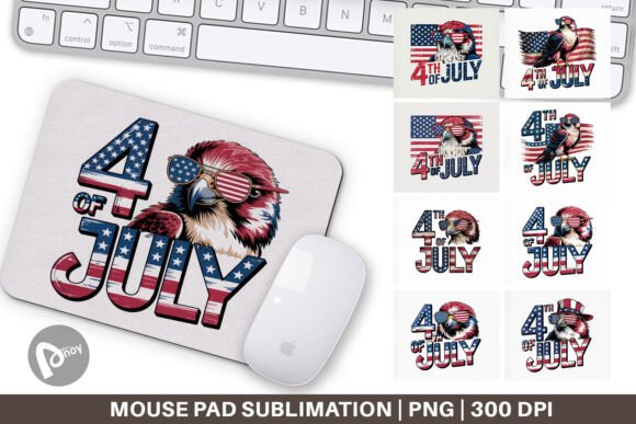 Mouse Pad 4th of July Eagle: Evaluating a Themed Sublimation Desk Accessory