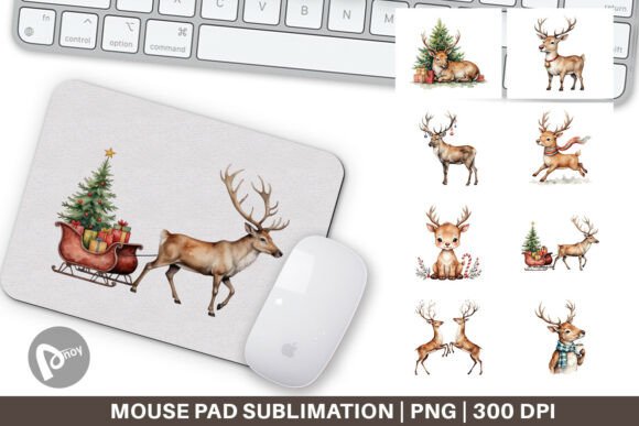 Mouse Pad Jolly Reindeer: A Festive Upgrade for Productivity and Comfort