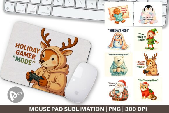 Mouse Pad Lazy Christmas Pajamas: A Practical Desk Upgrade for the Holiday Season
