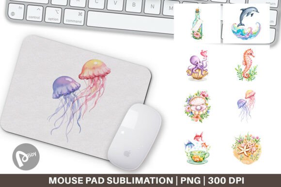 Mouse Pad Ocean Dreams: Style and Comfort for Your Desk