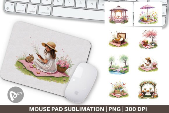 Mouse Pad Summer Picnic Dreams – More Than Just a Desk Accessory