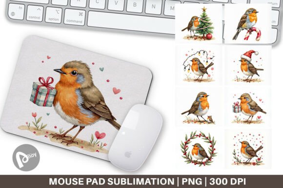 Robin Wonders Christmas Mouse Pad: A Creative Way to Transform Your Desk into a Festive Productivity Hub