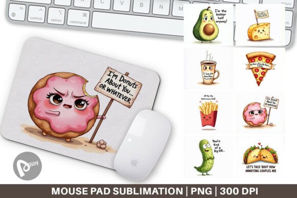 Sarcastic Food Pun Mouse Pad: A Creative Tool to Revamp Your Desk Workflow and Daily Productivity