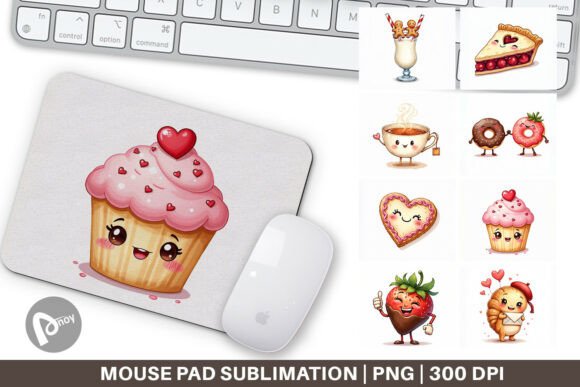 Sweetheart Cozy Watercolor Mouse Pad: Beauty Meets Function