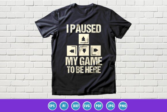 Vintage Gamer Typography T-shirt Design