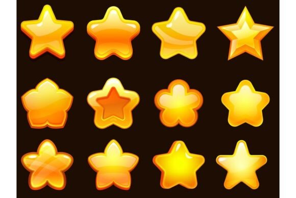 Why Game UI Star: Cartoonic Glossy Stars Shine in Modern Game Design