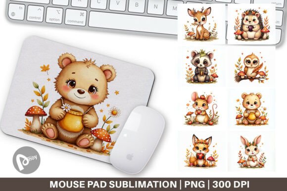 Woodland Whimsy Mouse Pad: A Practical Evaluation of Design and Sublimation Quality